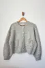 Le Bon Shoppe | Amélie Alpaca Cardigan - Light Grey sold by Fort