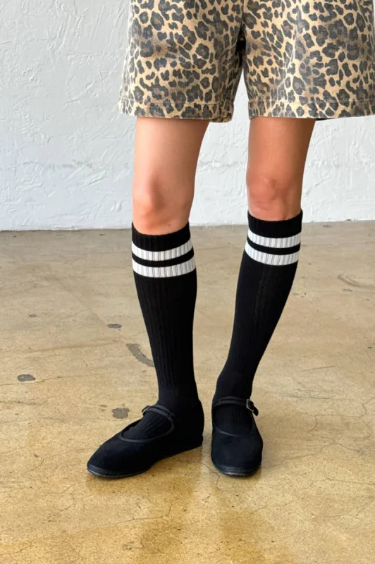Le Bon Shoppe | Knee High Boyfriend Socks - Black sold by Fort