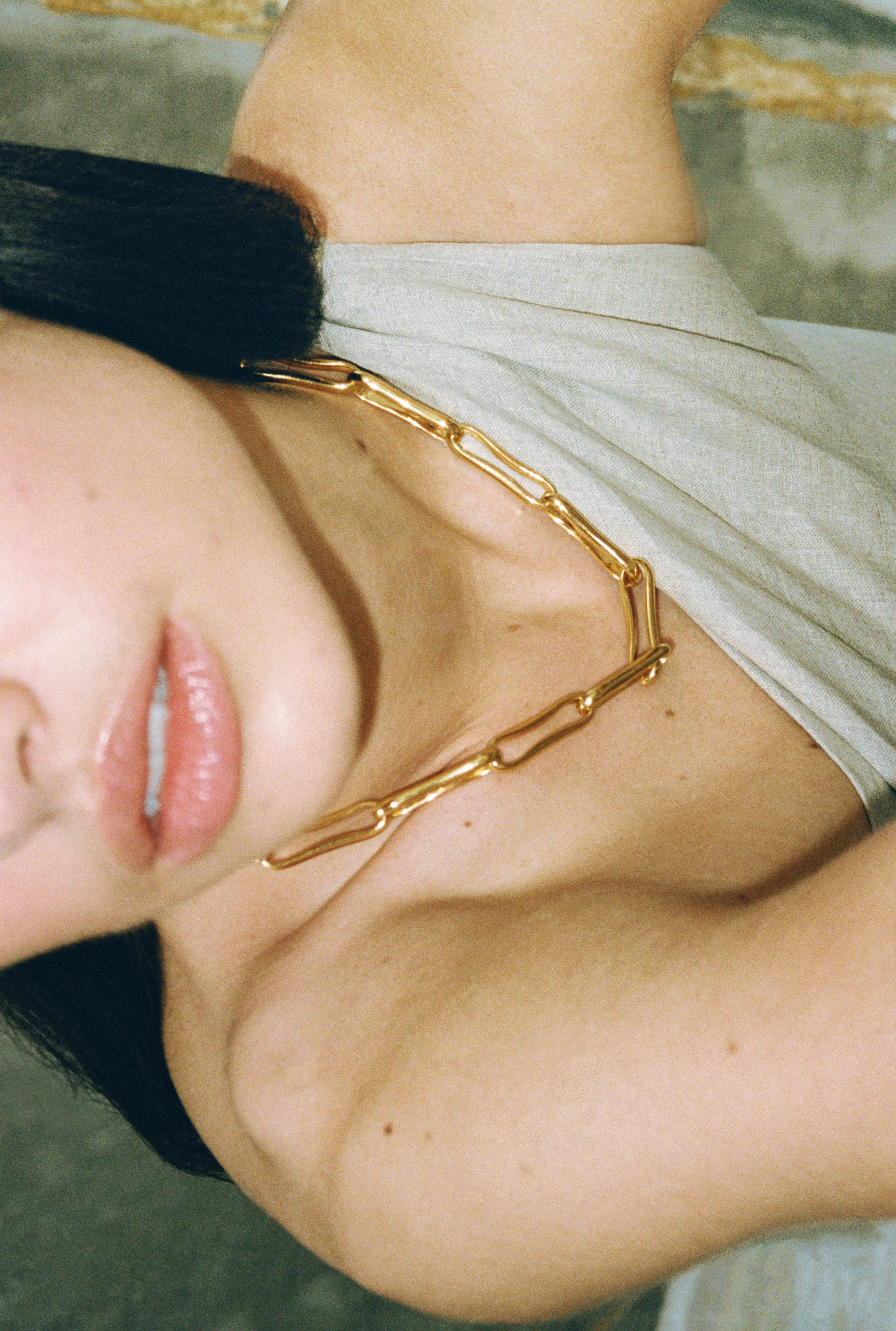 Shyla London | Chunky Link Necklace - Gold sold by Fort product image thumbnail 4