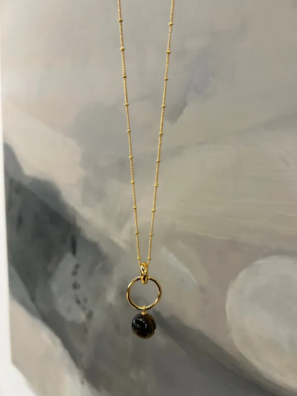 Shyla London | Layla Smoky Ball Necklace sold by Fort