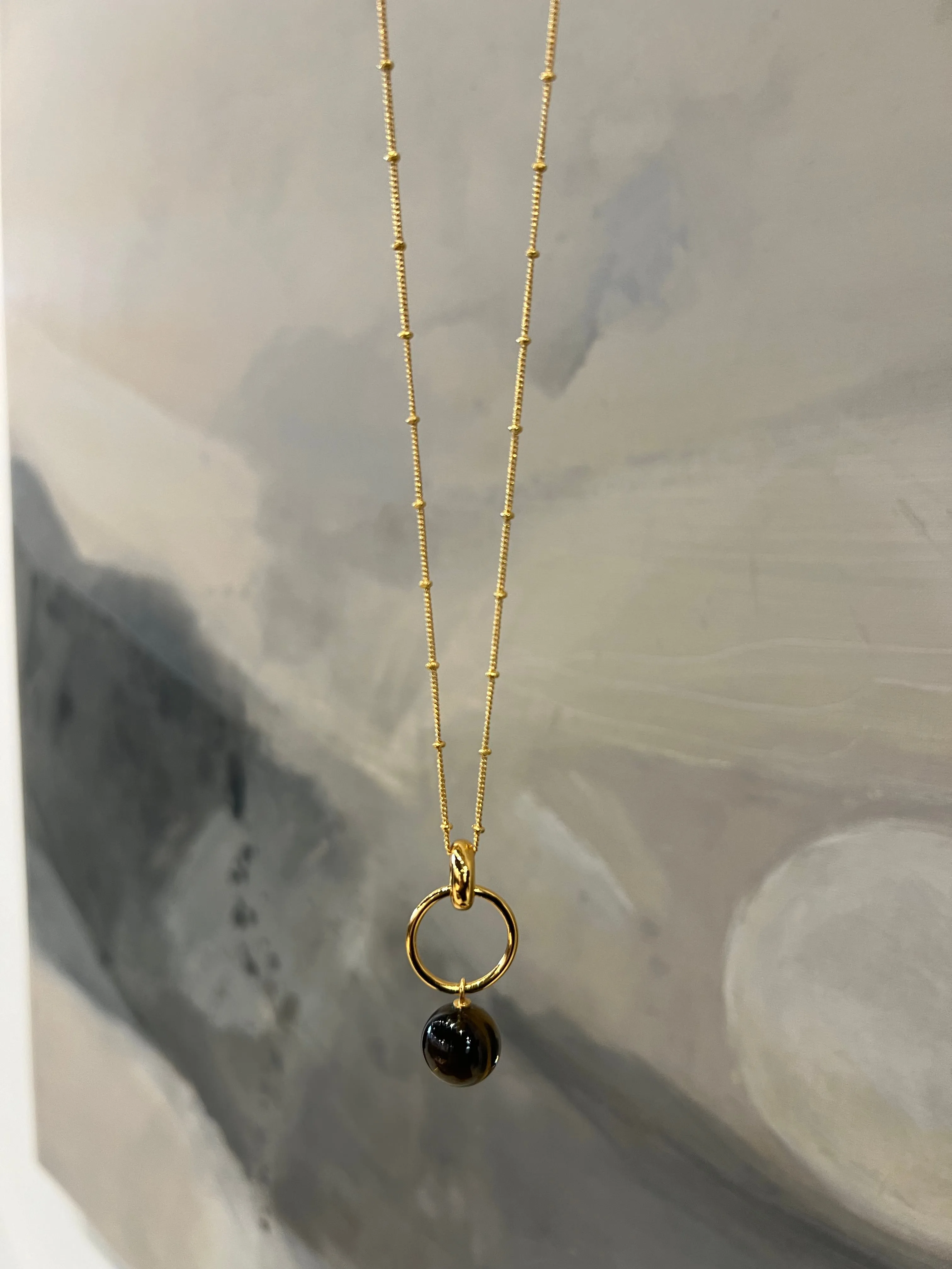 Shyla London | Layla Smoky Ball Necklace sold by Fort