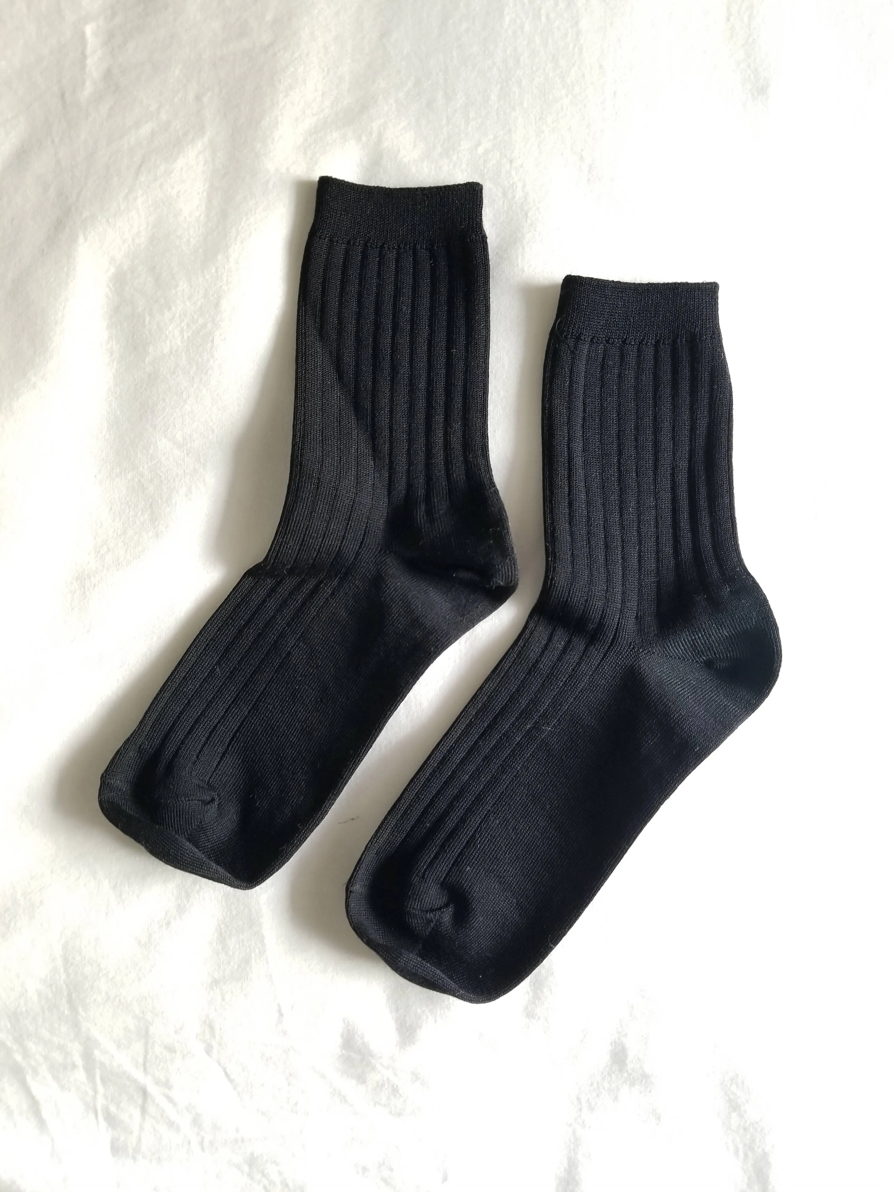 Le Bon Shoppe | Cotton Rib Her Socks - True Black sold by Fort product image thumbnail 2