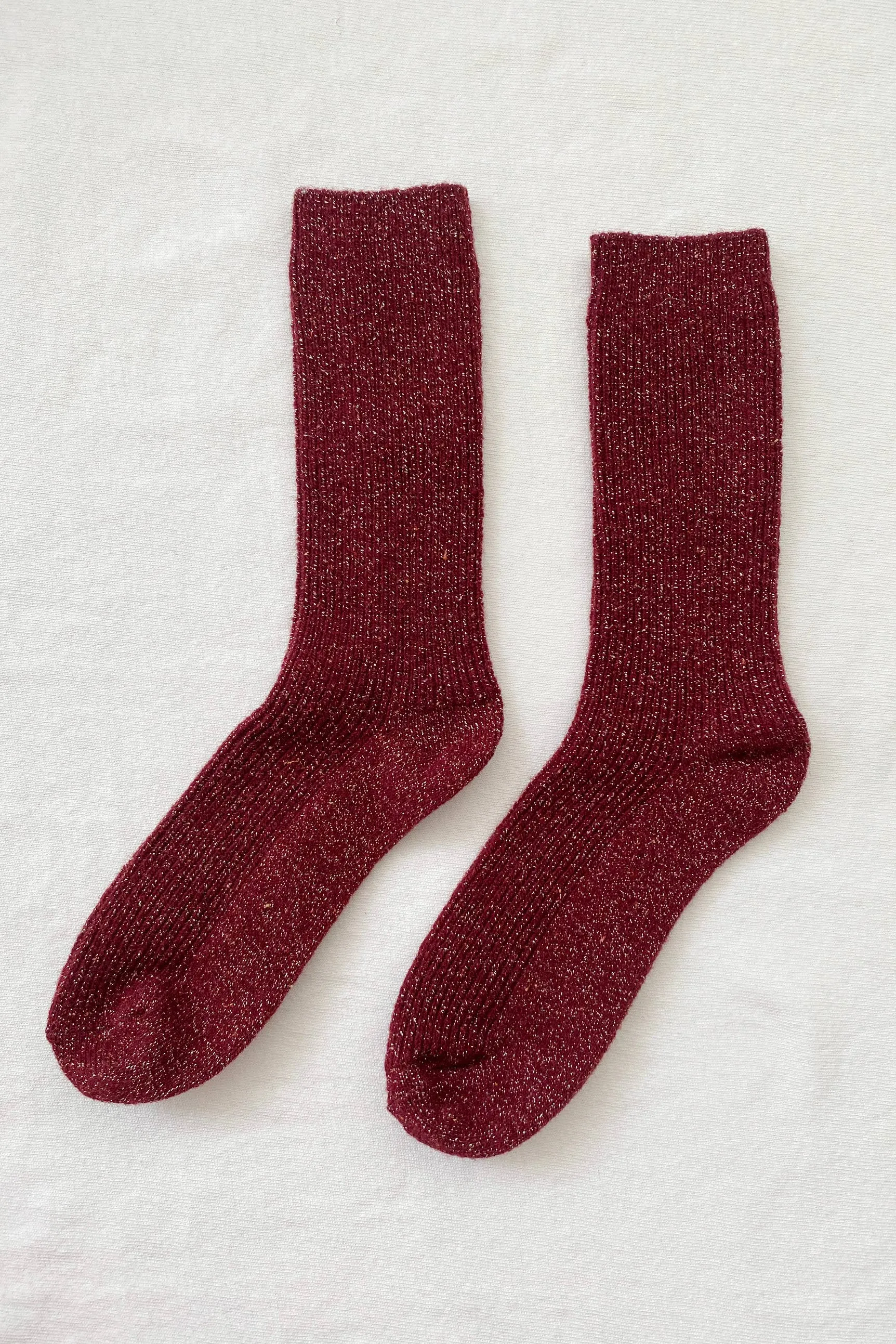 Le Bon Shoppe | Winter Sparkle Socks - Wine sold by Fort product image thumbnail 3