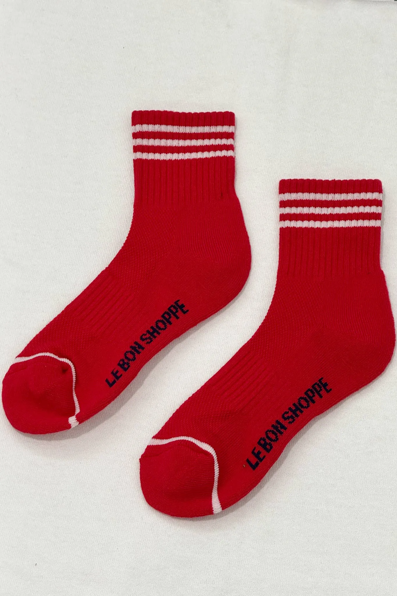Le Bon Shoppe | Girlfriend Socks - Scarlet sold by Fort product image thumbnail 2