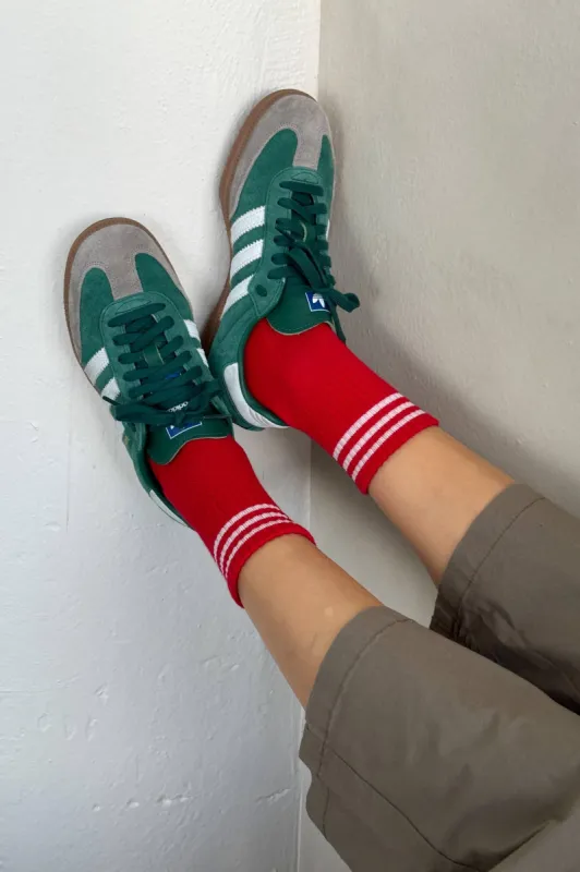 Le Bon Shoppe | Girlfriend Socks - Scarlet sold by Fort
