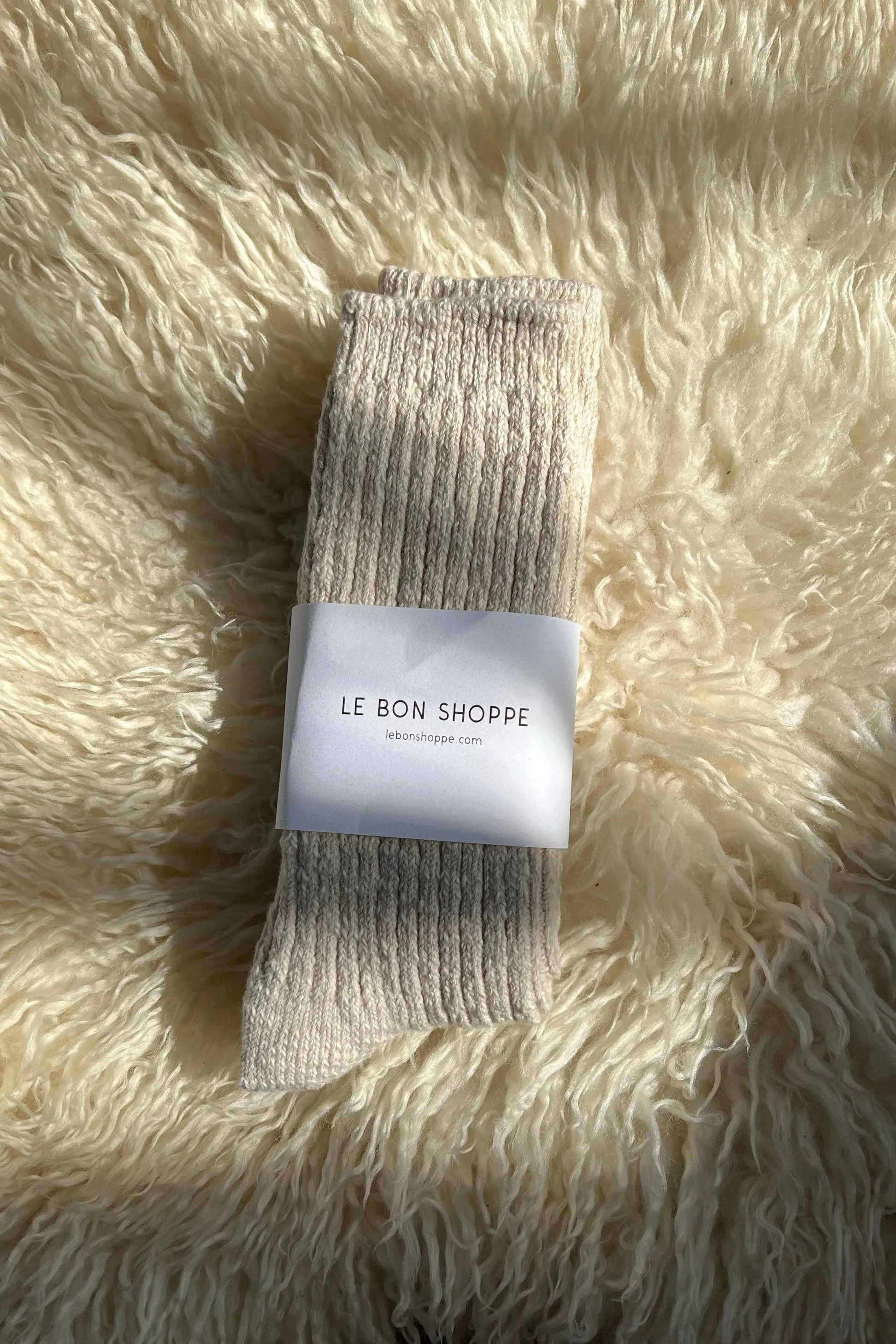 Le Bon Shoppe | Cottage Socks - Oatmeal sold by Fort product image thumbnail 4