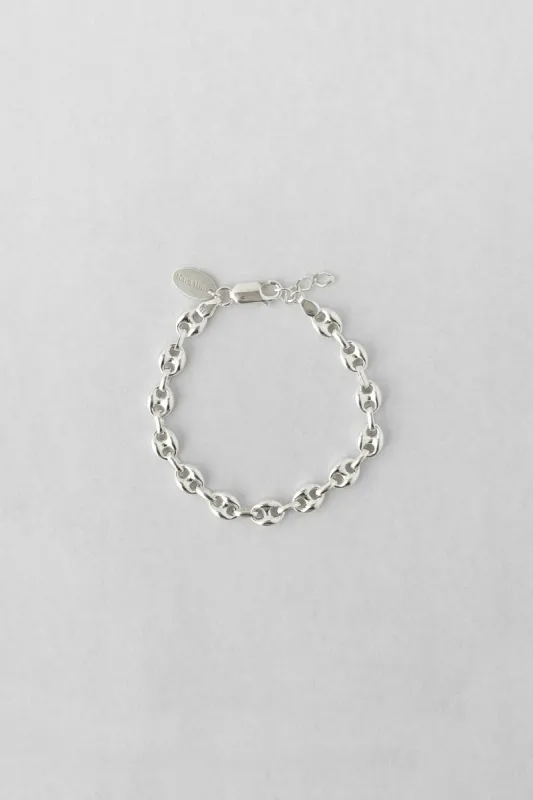 Kara Yoo | Gemma Wide Bracelet - Silver sold by Fort