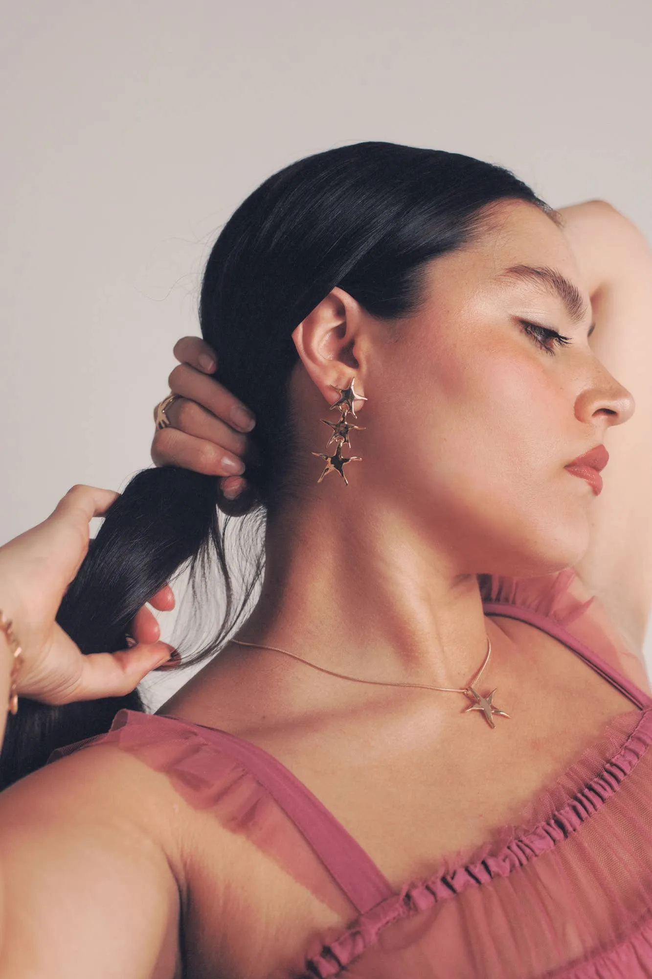 Kara Yoo | Celeste Earrings - Silver sold by Fort product image thumbnail 2