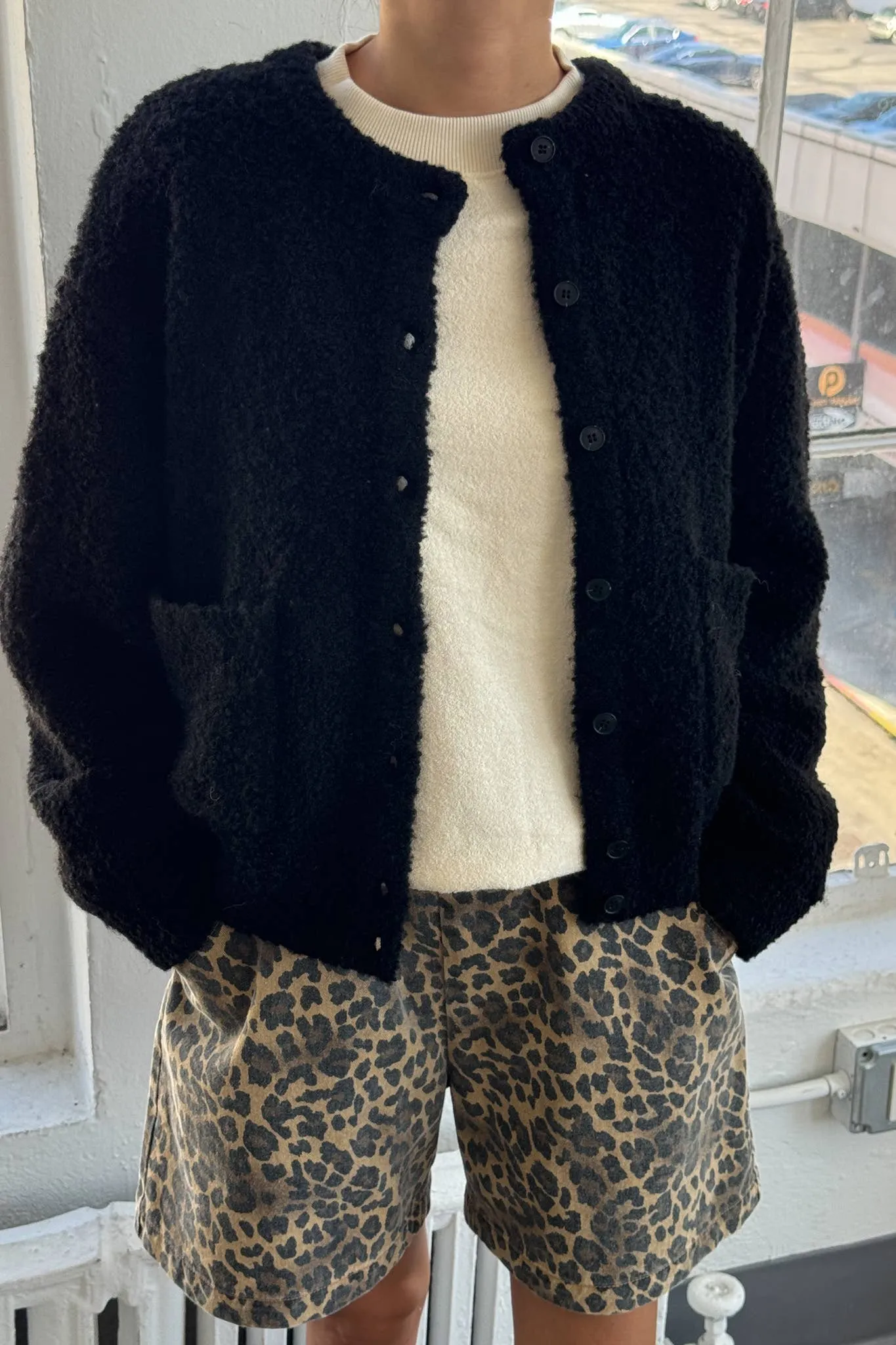 Le Bon Shoppe | Millie Cardigan - Black sold by Fort product image thumbnail 2