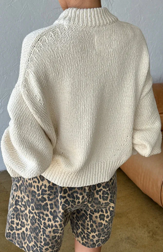Le Bon Shoppe | Zoe Cotton Sweater - Naturel sold by Fort product image thumbnail 2