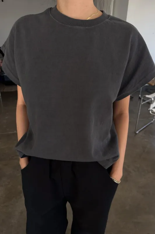 Le Bon Shoppe | Jeanne Tee - Almost Black sold by Fort