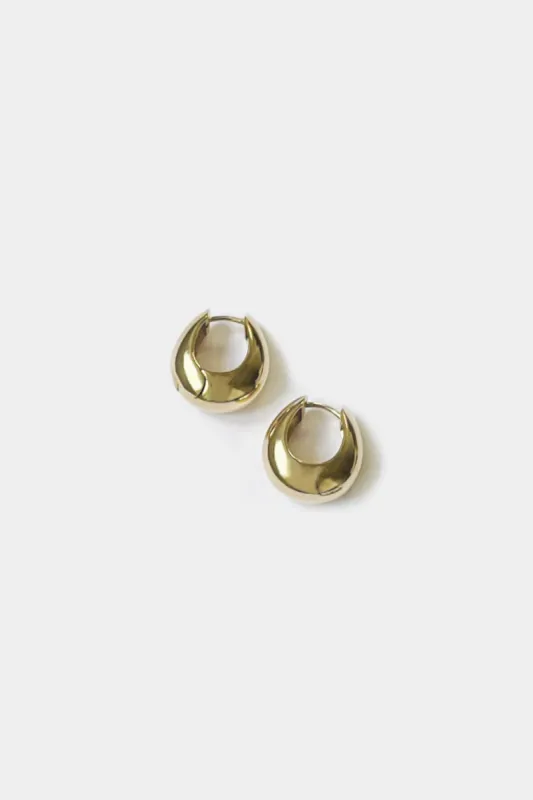 Kara Yoo | Hazel Hoops - Gold Vermeil sold by Fort