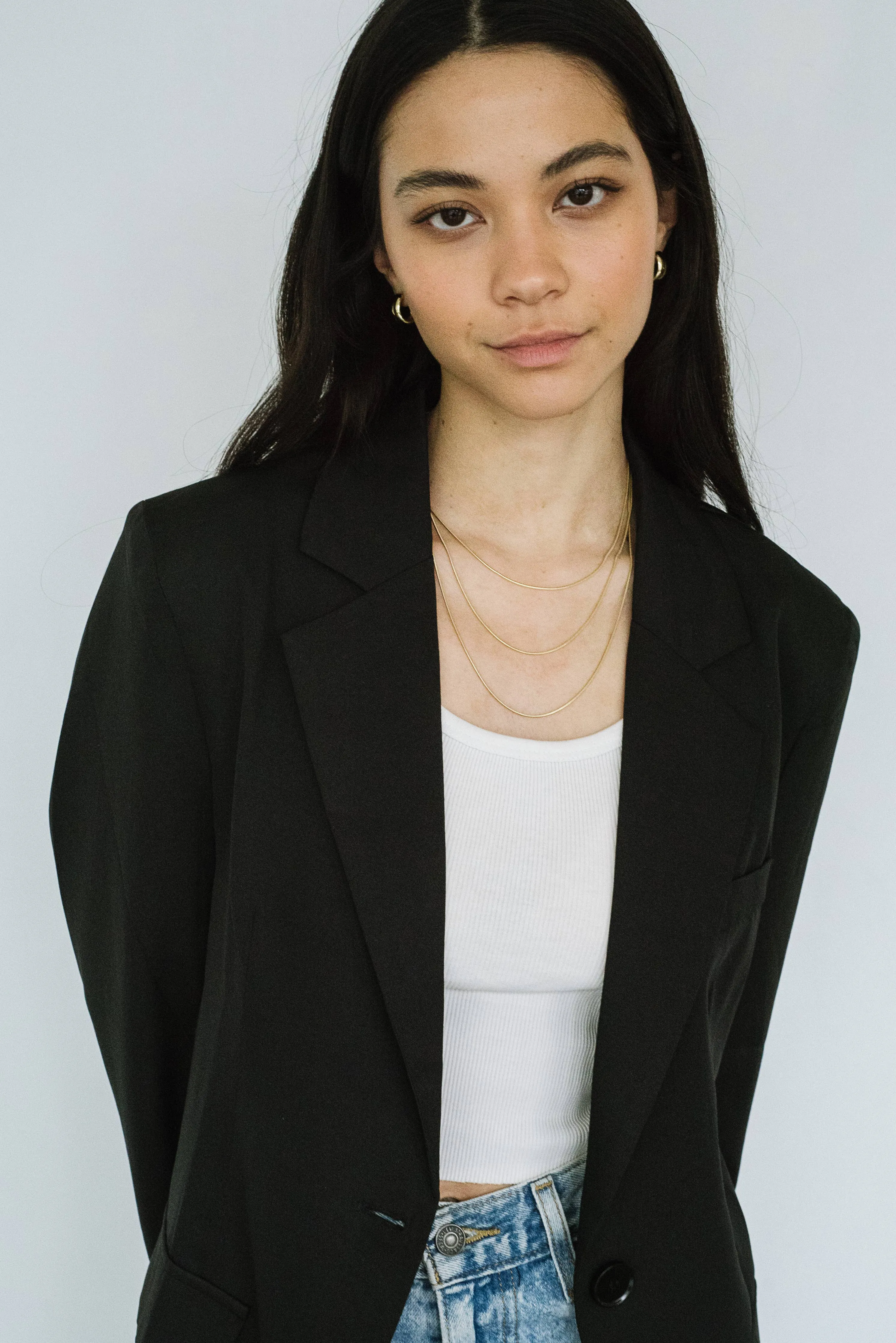 Kara Yoo | Slim Maya Necklace - Gold sold by Fort product image thumbnail 3