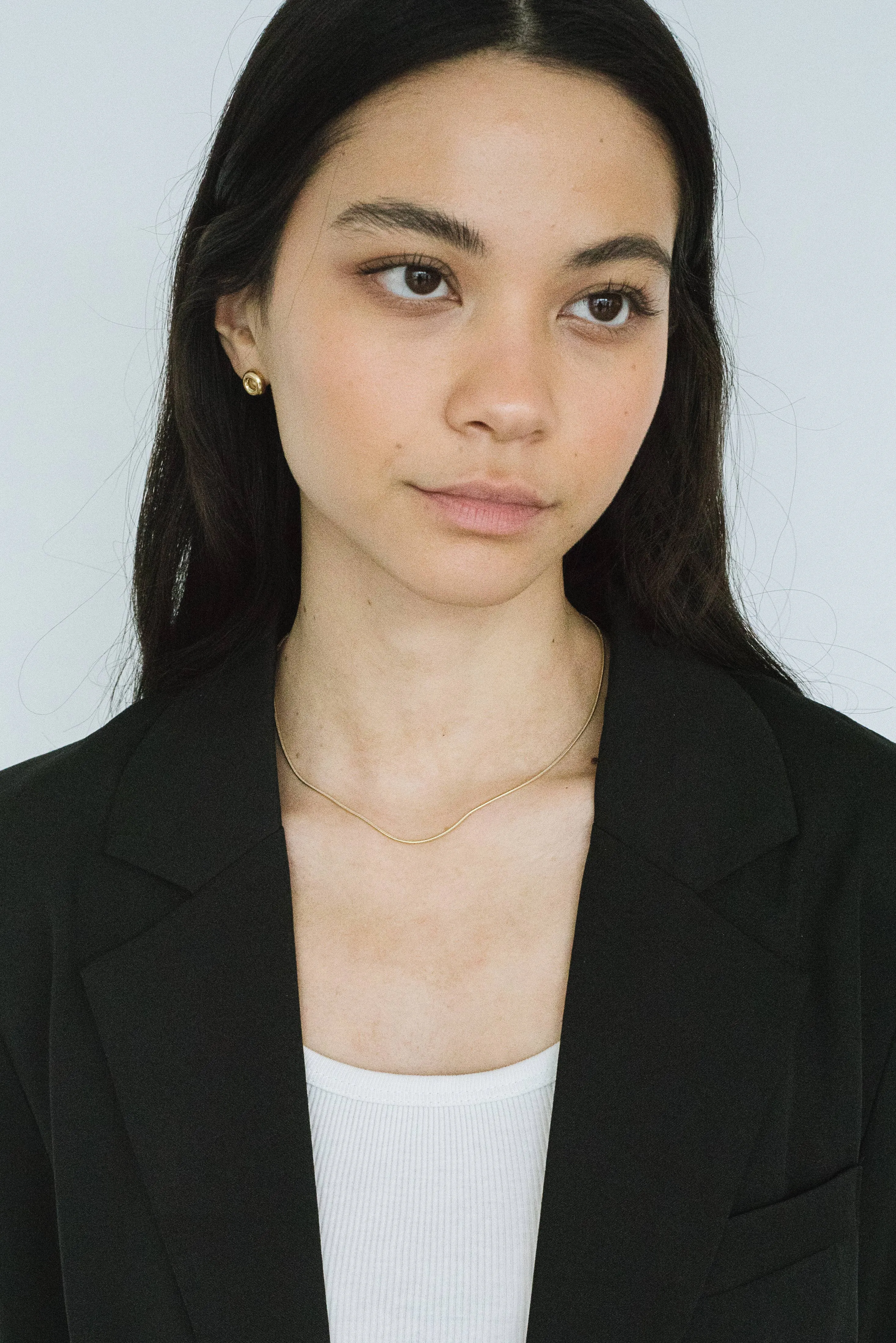 Kara Yoo | Slim Maya Necklace - Gold sold by Fort