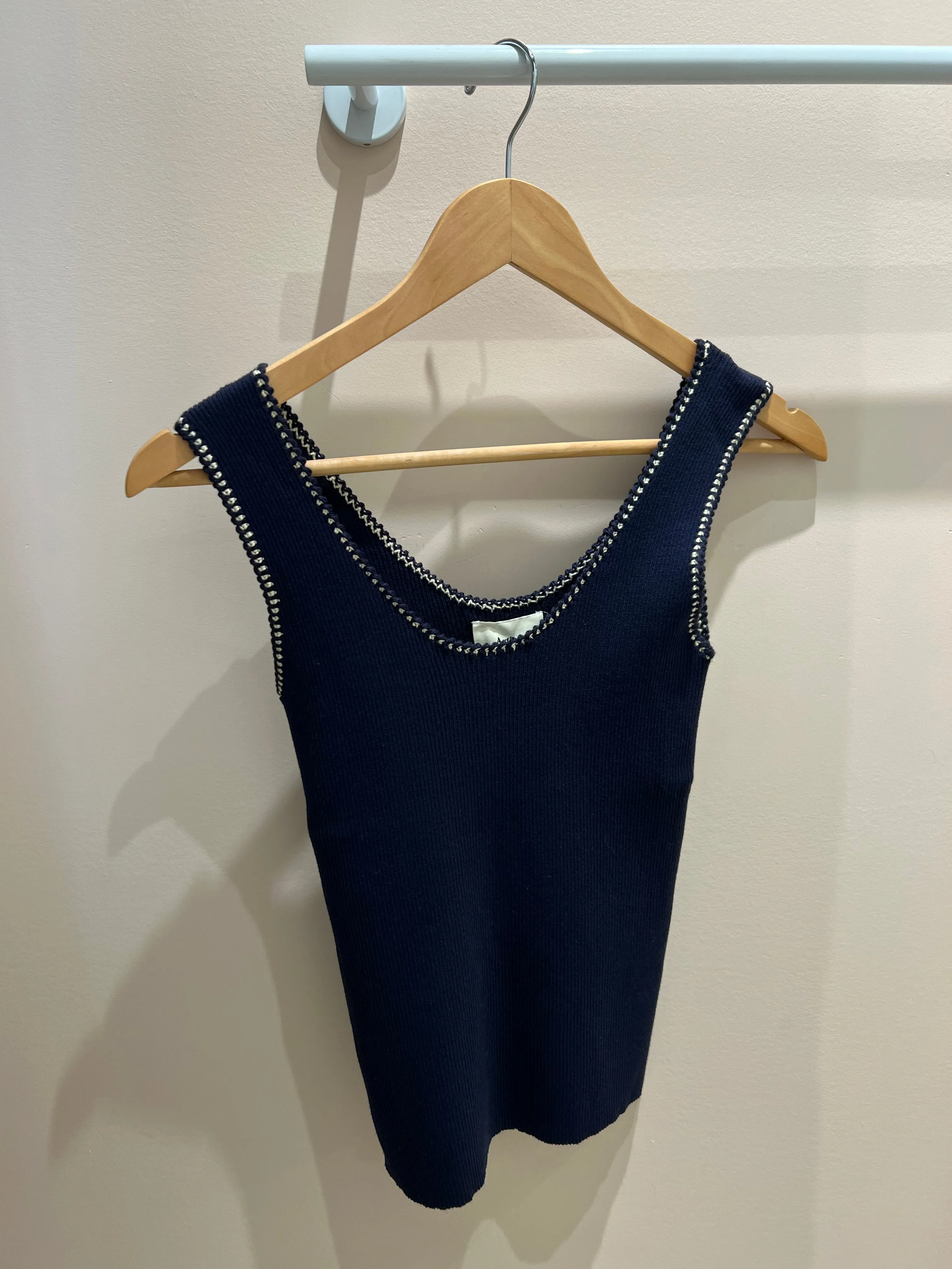 Artlove | Pamela Sweater Tank - Navy sold by Fort