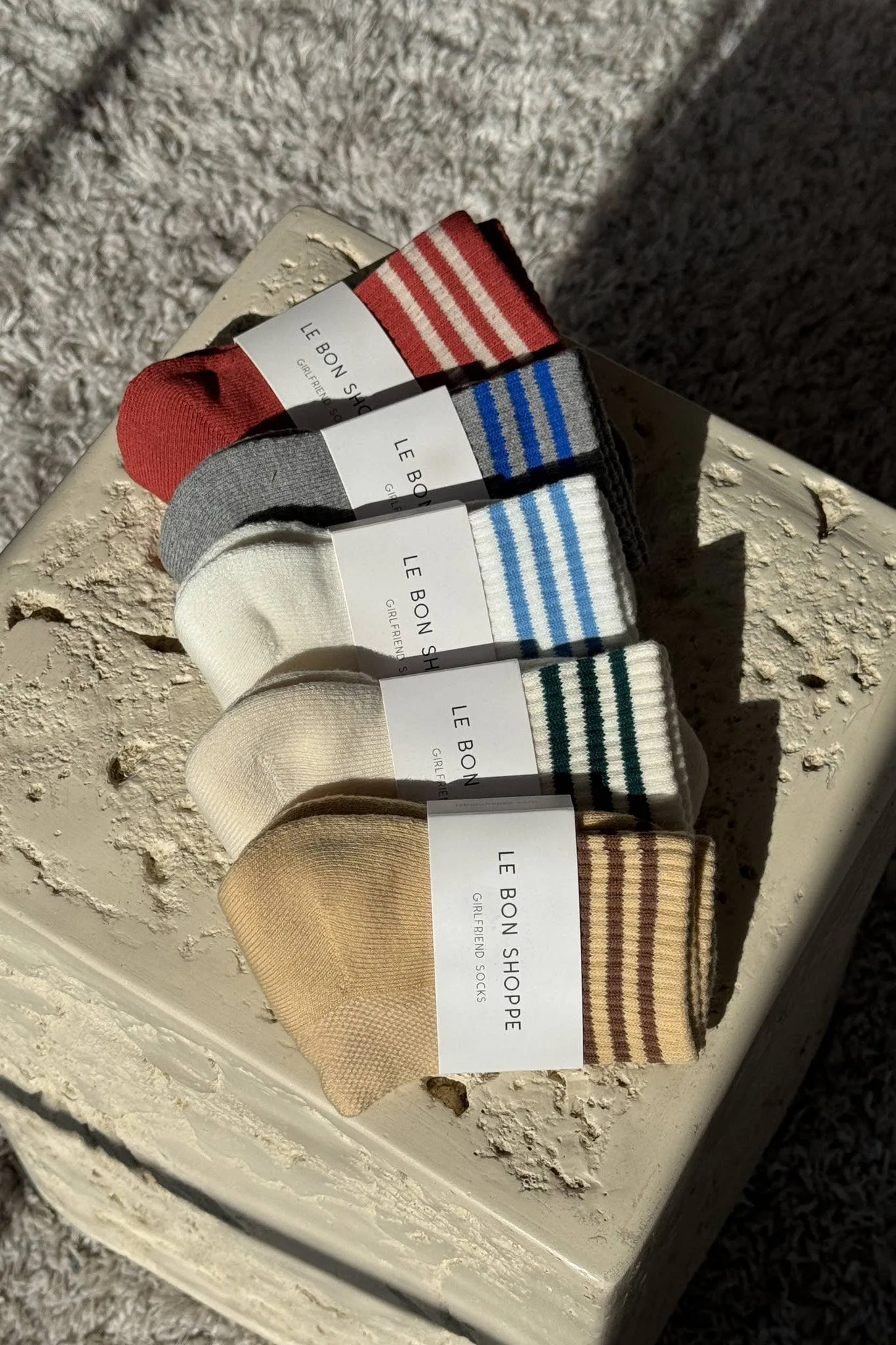 Le Bon Shoppe | Girlfriend Socks - Grey sold by Fort product image thumbnail 5