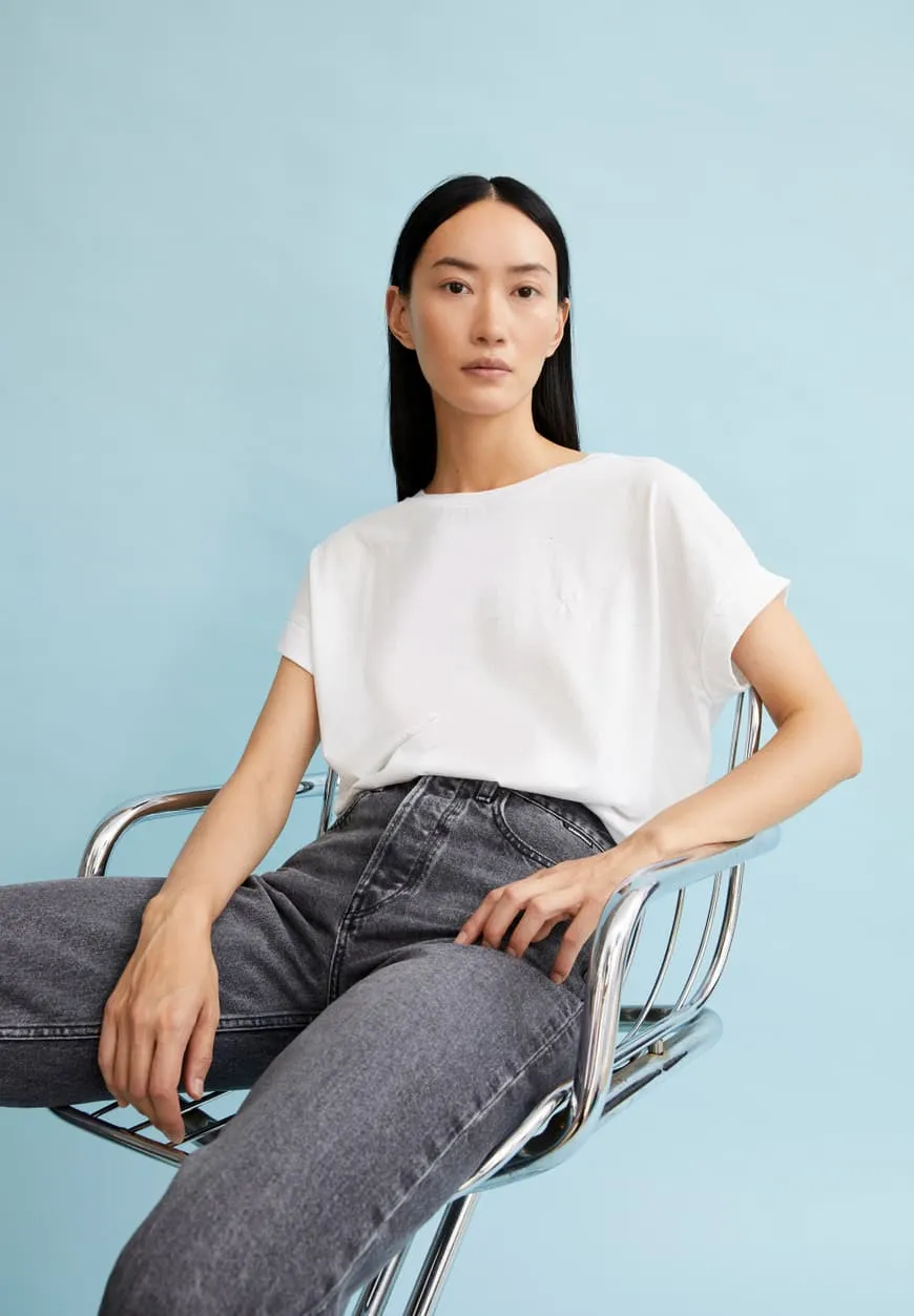 Armed Angels | Idaara Circular Tee - Used White sold by Fort