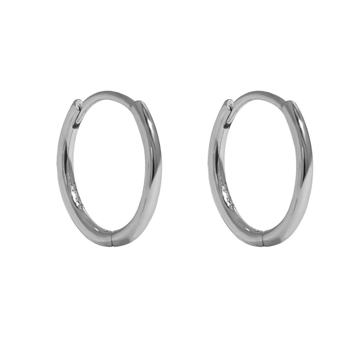 Love Local | Mia 13mm Hoops - Silver sold by Fort