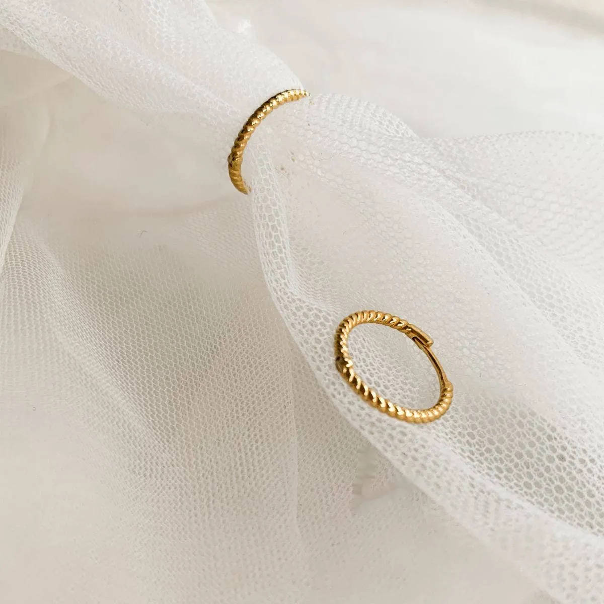 Love Local Jewelry | Malea Hoops 11mm - Gold sold by Fort product image thumbnail 2