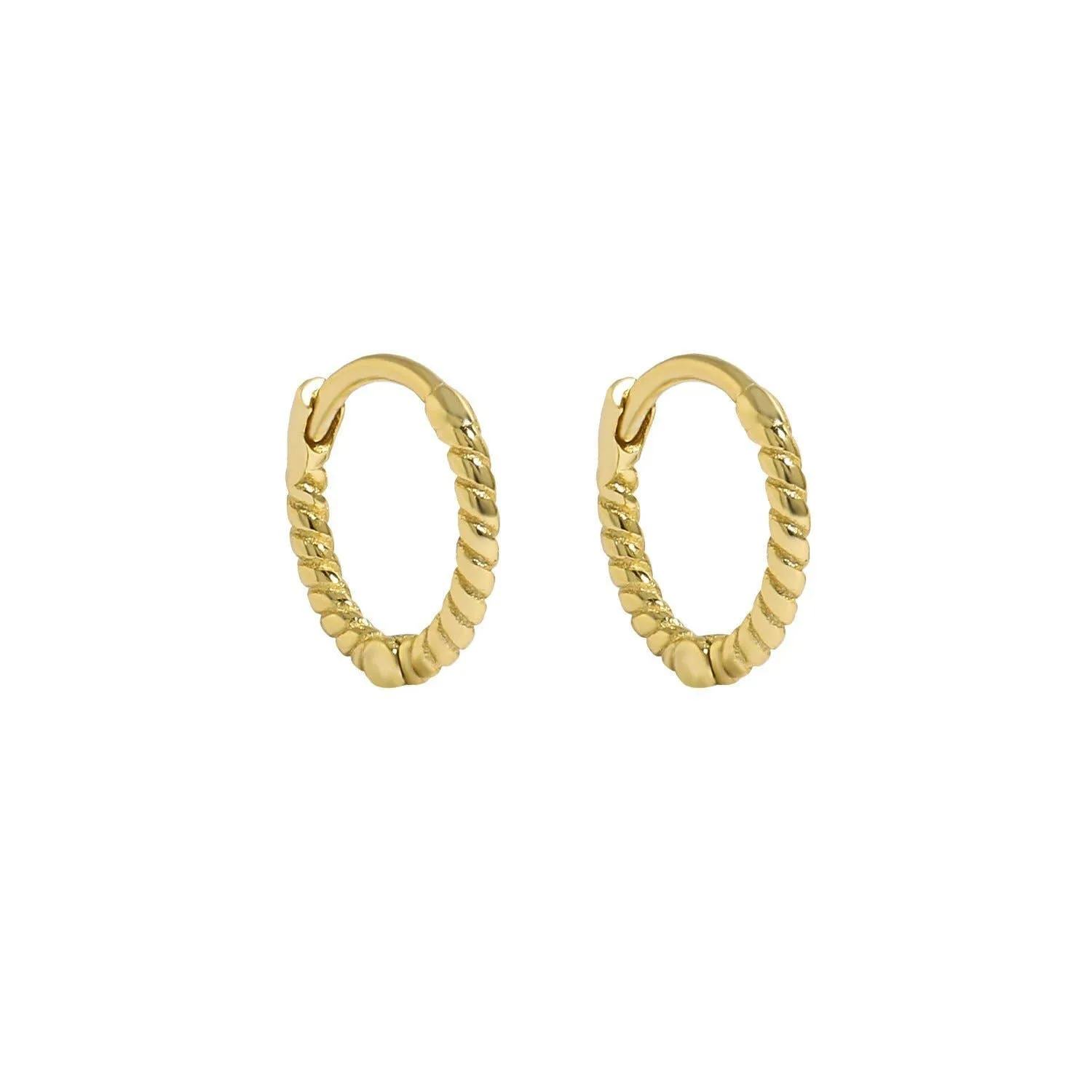 Love Local Jewelry | Malea Hoops 11mm - Gold sold by Fort