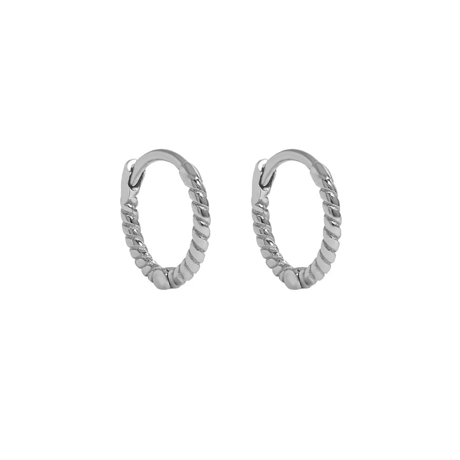 Love Local Jewelry | Malea Hoops 11mm - Silver sold by Fort