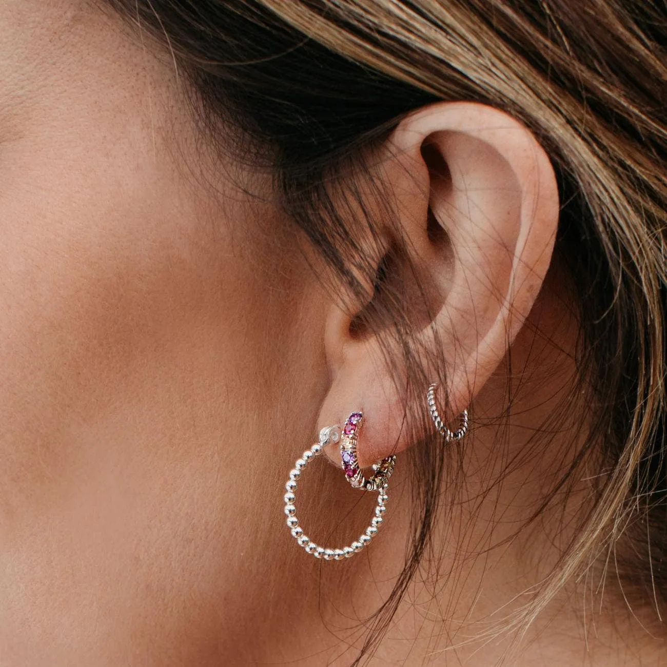 Love Local Jewelry | Malea Hoops 11mm - Silver sold by Fort product image thumbnail 5