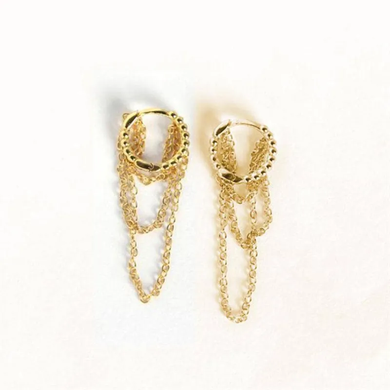 Love Local Jewelry | Jona Hoops 1cm - Gold sold by Fort