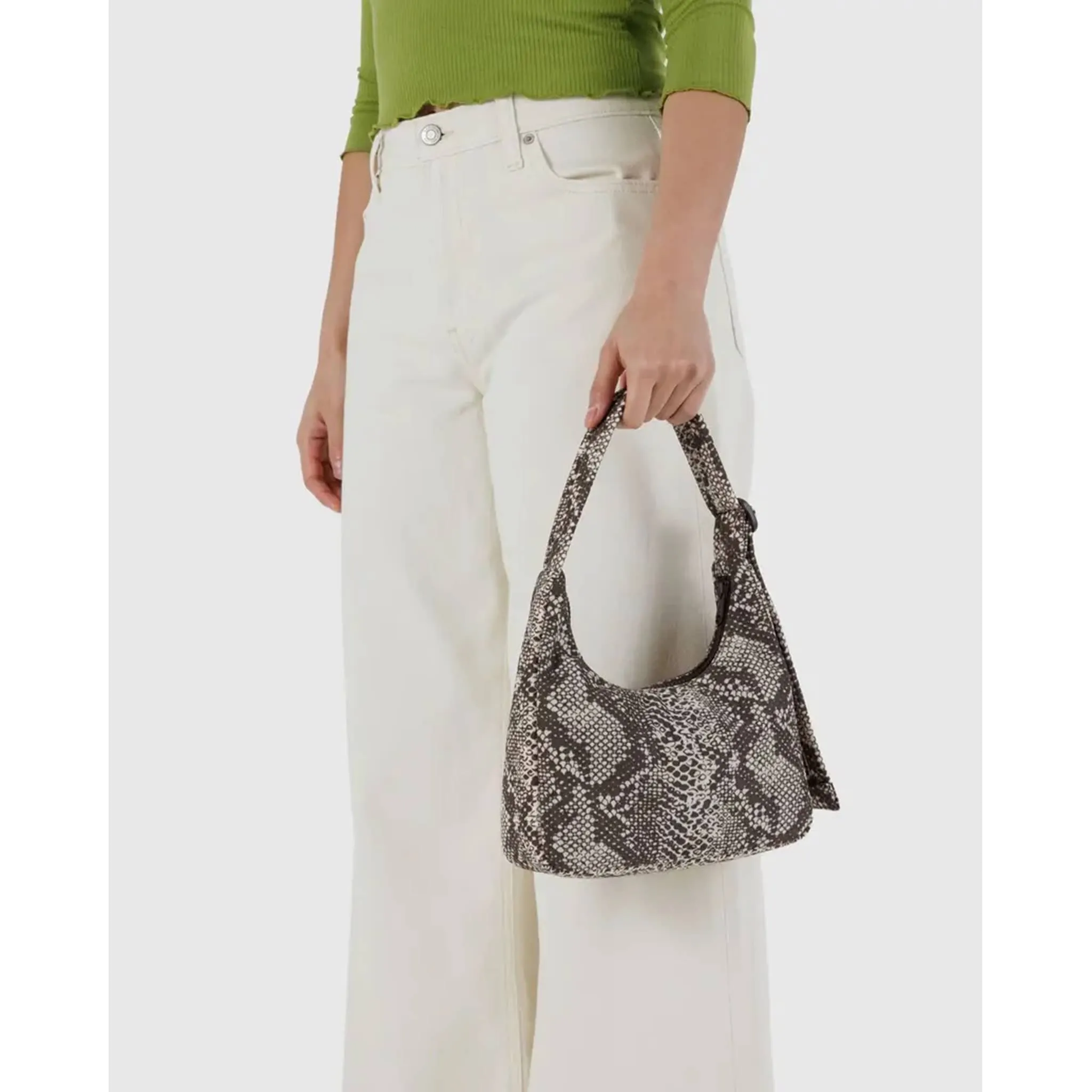 Baggu | Mini Nylon Shoulder Bag - Snakeskin sold by Fort product image thumbnail 2