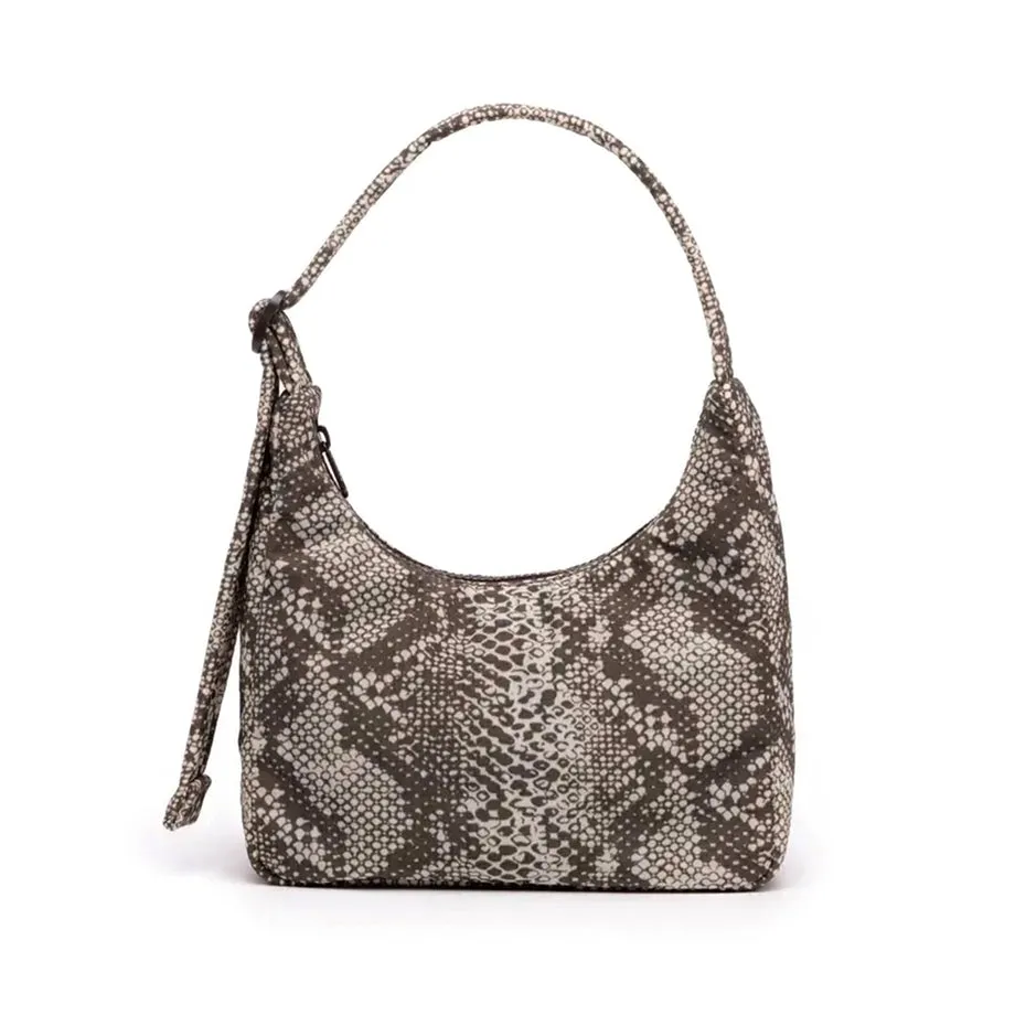 Baggu | Mini Nylon Shoulder Bag - Snakeskin sold by Fort