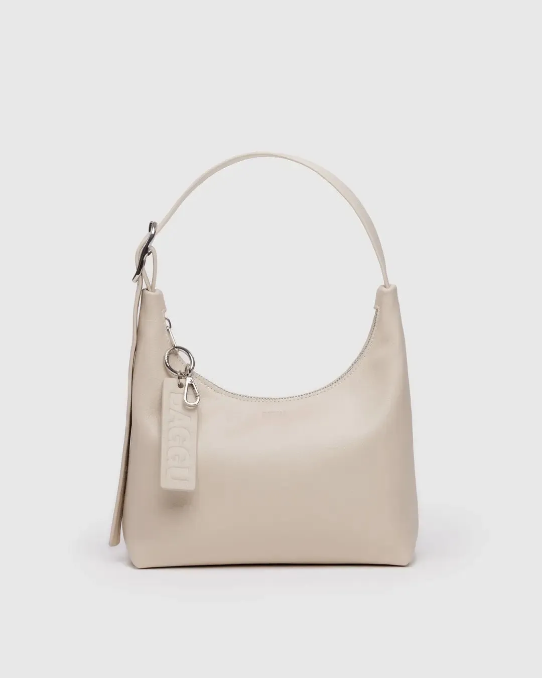 Baggu | Mini Recycled Leather Shoulder Bag - Stone sold by Fort
