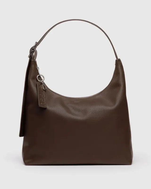 Baggu | Recycled Leather Shoulder Bag - Brown sold by Fort