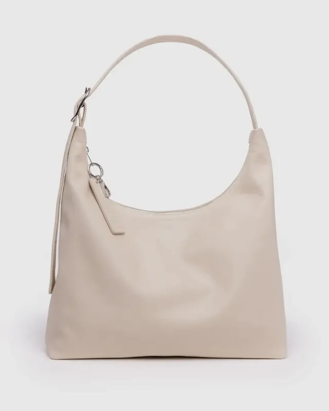 Baggu | Recycled Leather Shoulder Bag - Stone sold by Fort