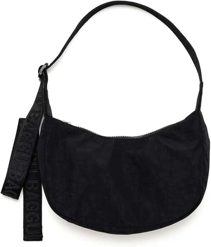 Baggu | Small Nylon Crescent Bag - Black sold by Fort