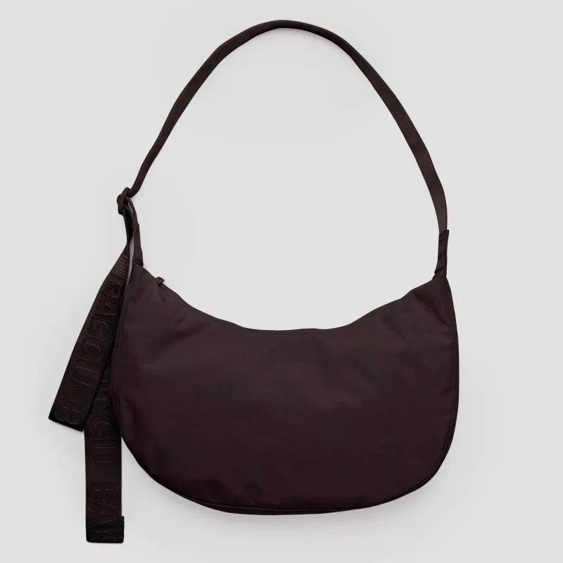 Baggu | Small Nylon Crescent Bag - Chocolate Plum sold by Fort