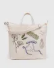 Baggu | Horizontal Zip Duck Bag - Embroidered Get Ready With Me sold by Fort