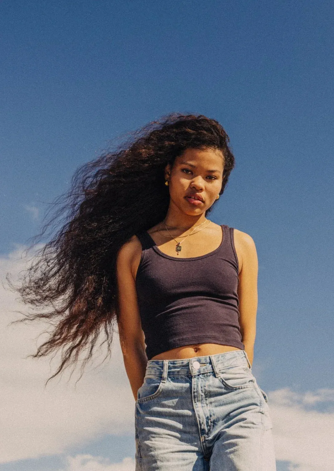 Jungmaven | Sporty Tank - Black sold by Fort product image thumbnail 4