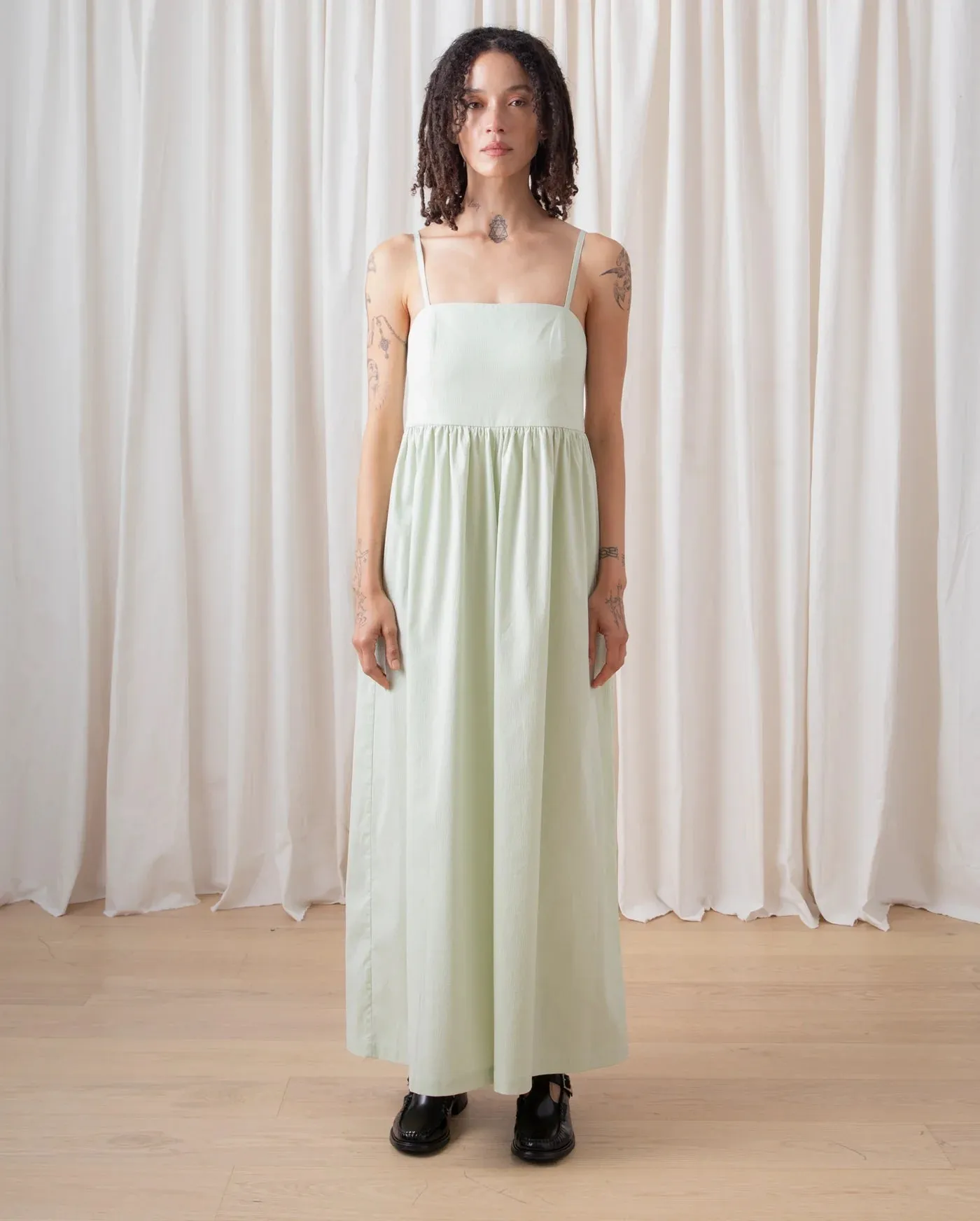 Ali Golden | Seersucker Full Jumper - Light Mint sold by Fort product image thumbnail 2