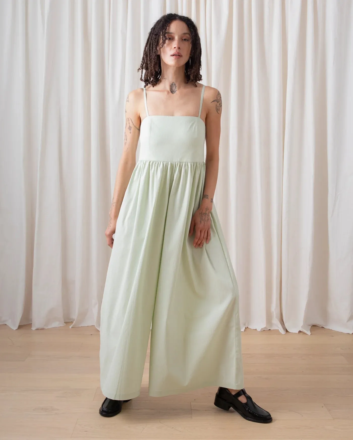 Ali Golden | Seersucker Full Jumper - Light Mint sold by Fort product image thumbnail 3