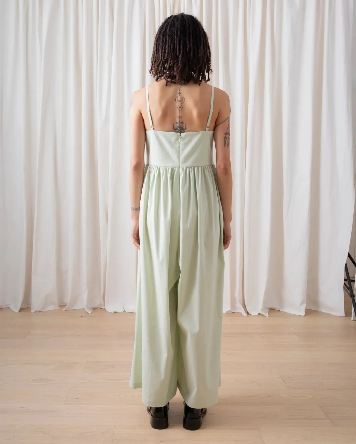 Ali Golden | Seersucker Full Jumper - Light Mint sold by Fort product image thumbnail 4