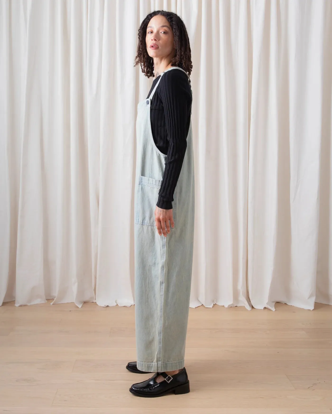 Ali Golden | Overall Jumper - Light Denim sold by Fort product image thumbnail 3