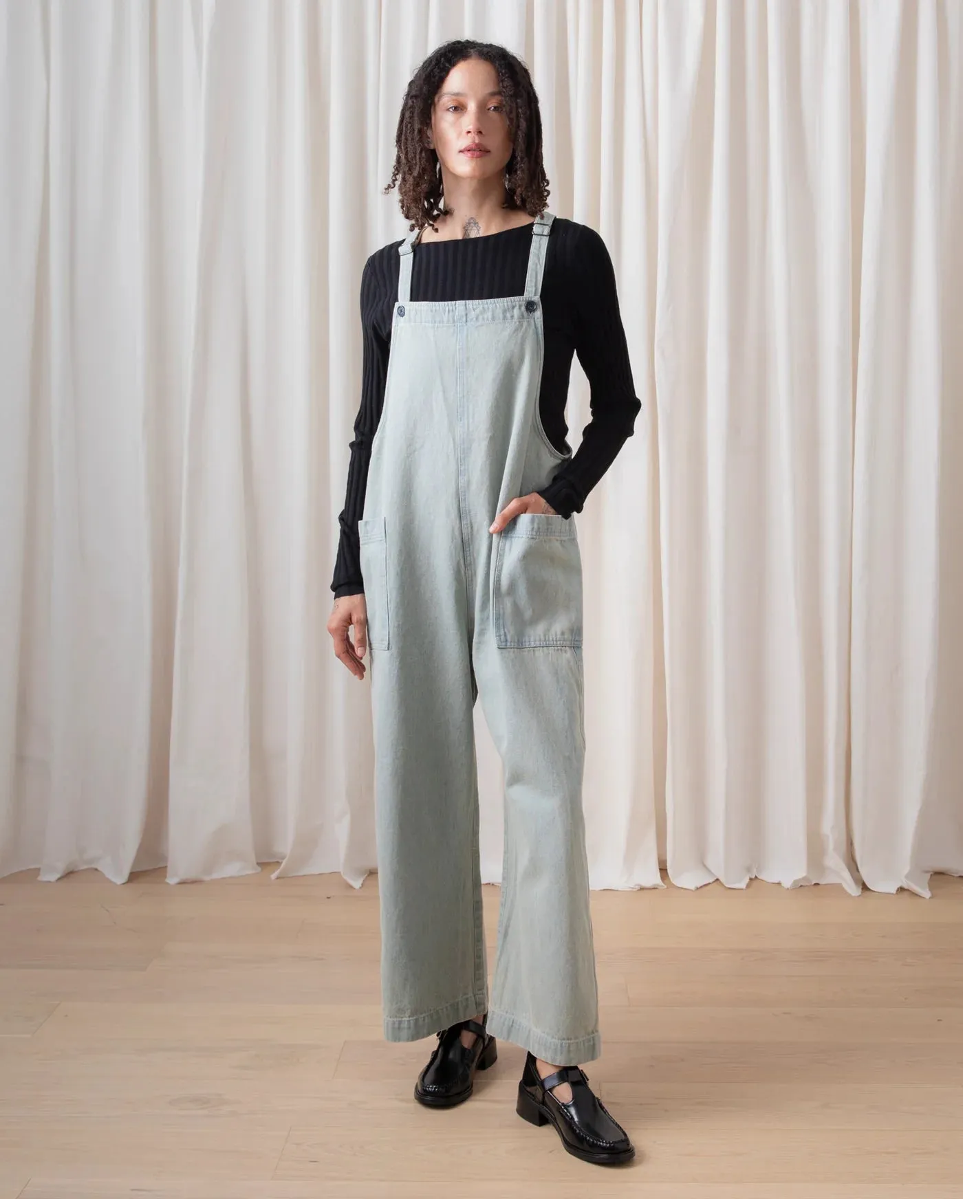 Ali Golden | Overall Jumper - Light Denim sold by Fort product image thumbnail 4