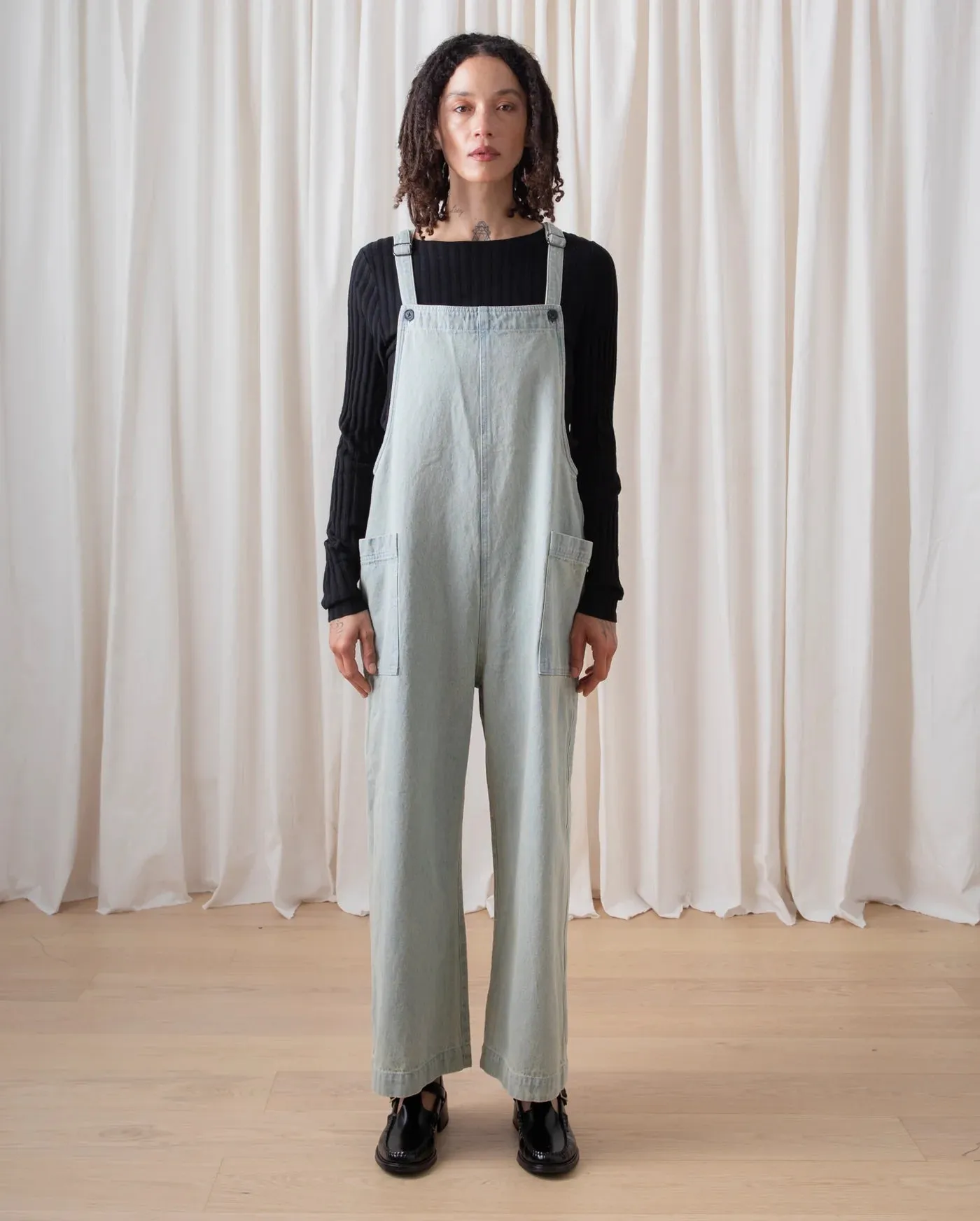 Ali Golden | Overall Jumper - Light Denim sold by Fort product image thumbnail 2