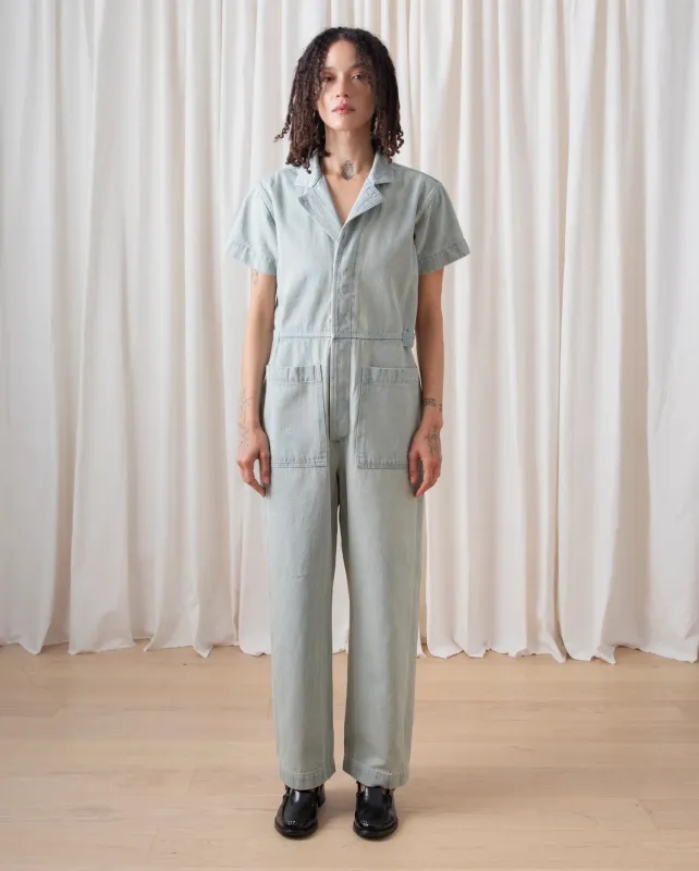 Ali Golden | Boiler Suit - Light Denim sold by Fort