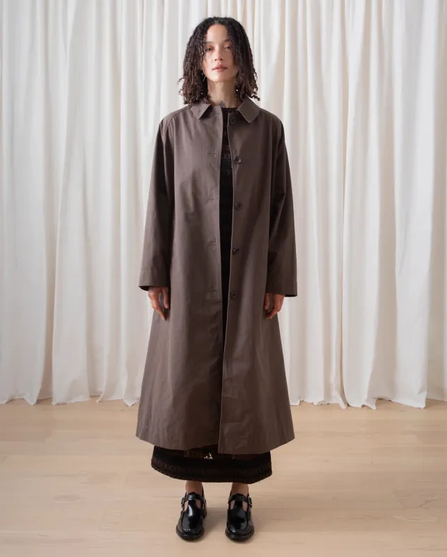 Ali Golden | New Trench - Dark Taupe sold by Fort