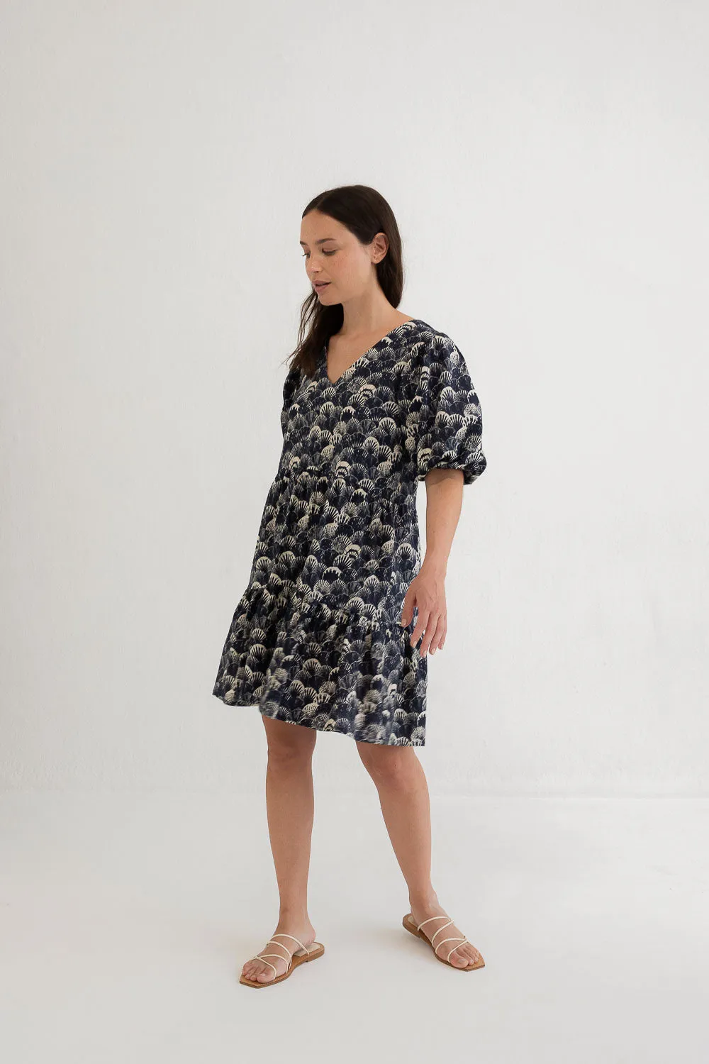 Mus & Bombon | Tiree Dress - Navy sold by Fort