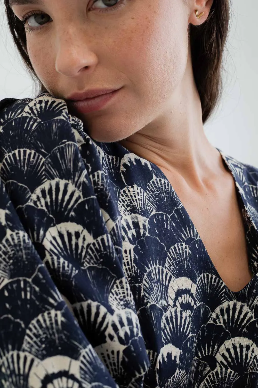 Mus & Bombon | Tiree Dress - Navy sold by Fort product image thumbnail 3