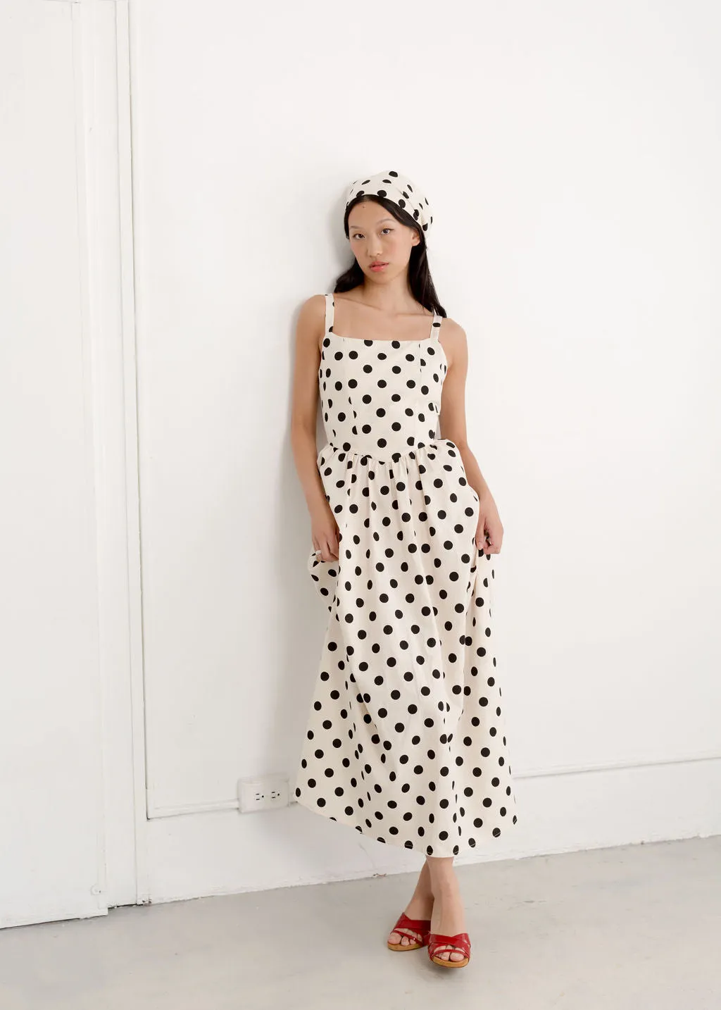 A Bronze Age | Aura Dress - Polka Dot sold by Fort