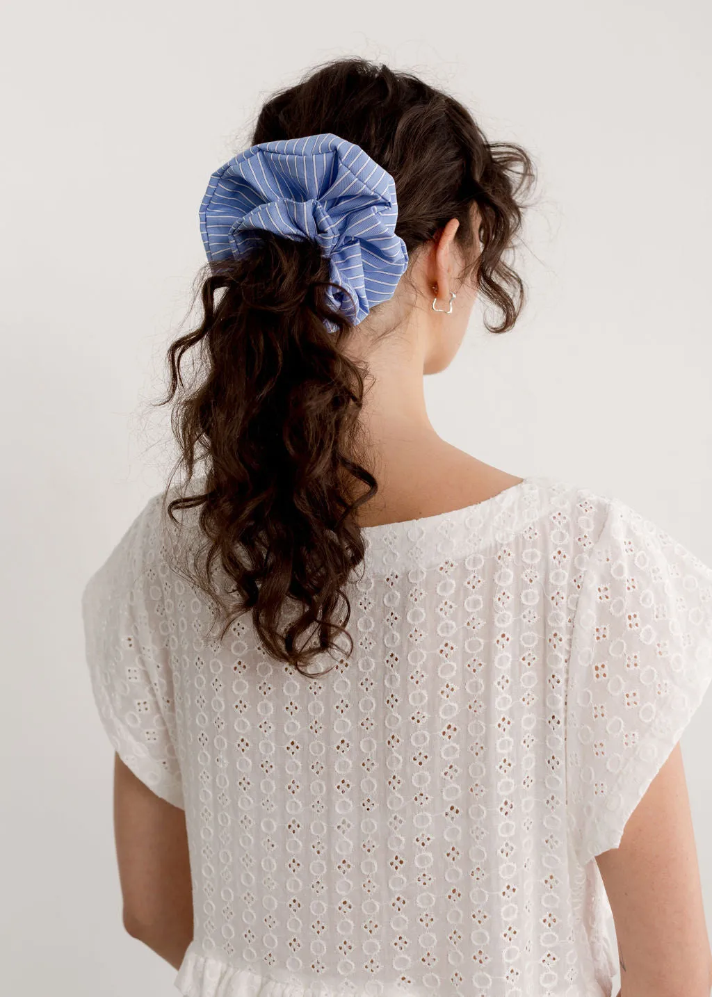 A Bronze Age | Oversized Cotton Scrunchie - Porter Stripe sold by Fort