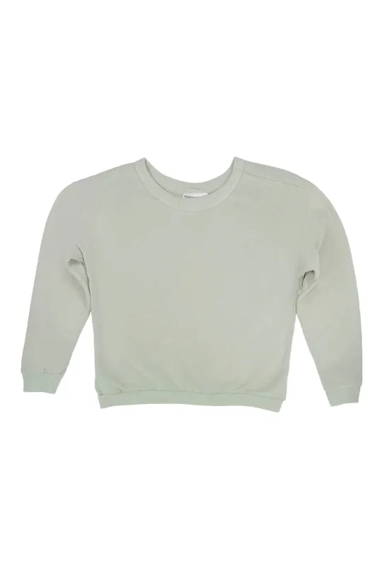 Jungmaven | Crux Cropped Sweatshirt - Agave Green sold by Fort