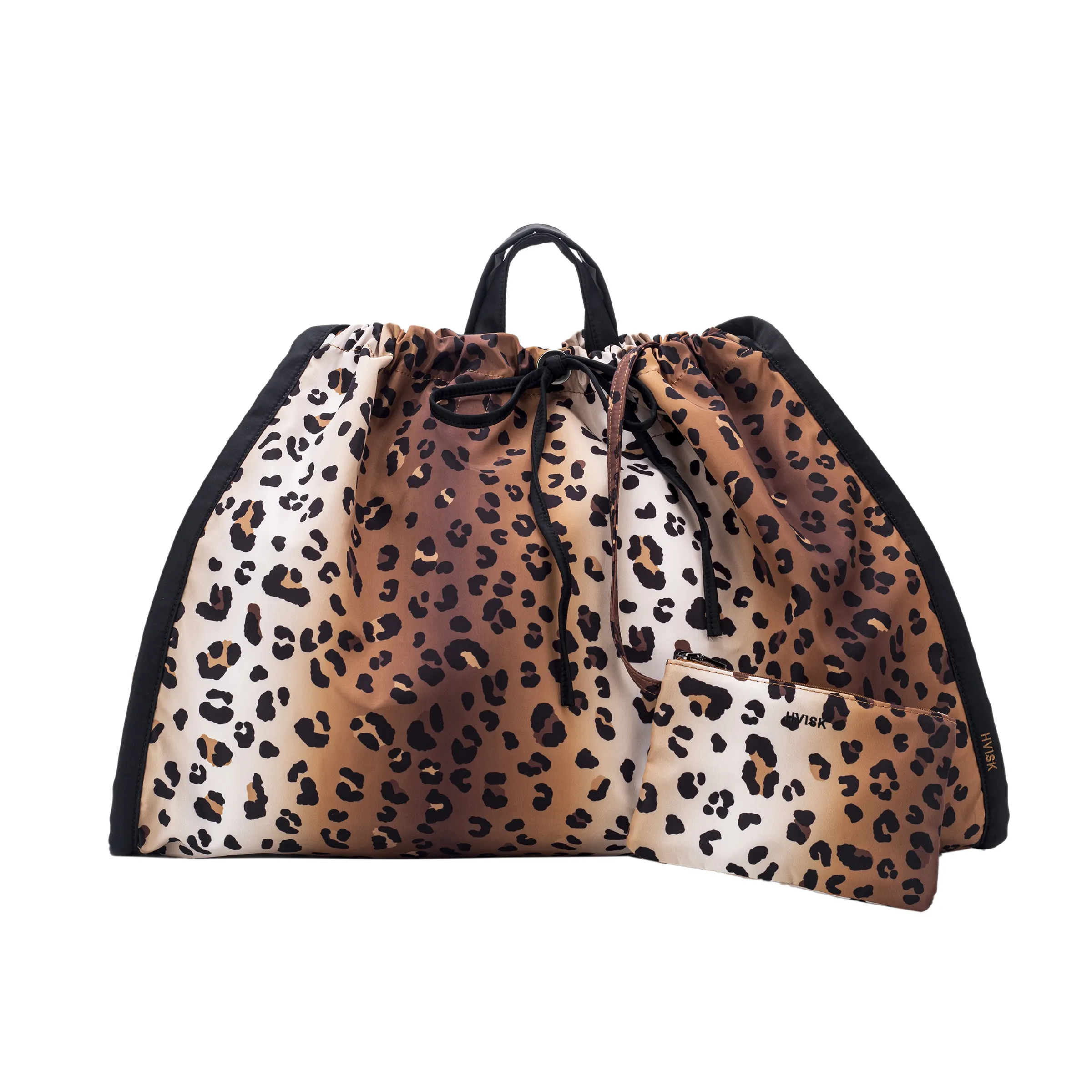HVISK | Sage Twill Priint Bag - Leopard sold by Fort